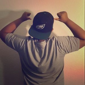 NFL Eagles Green and Black Hat